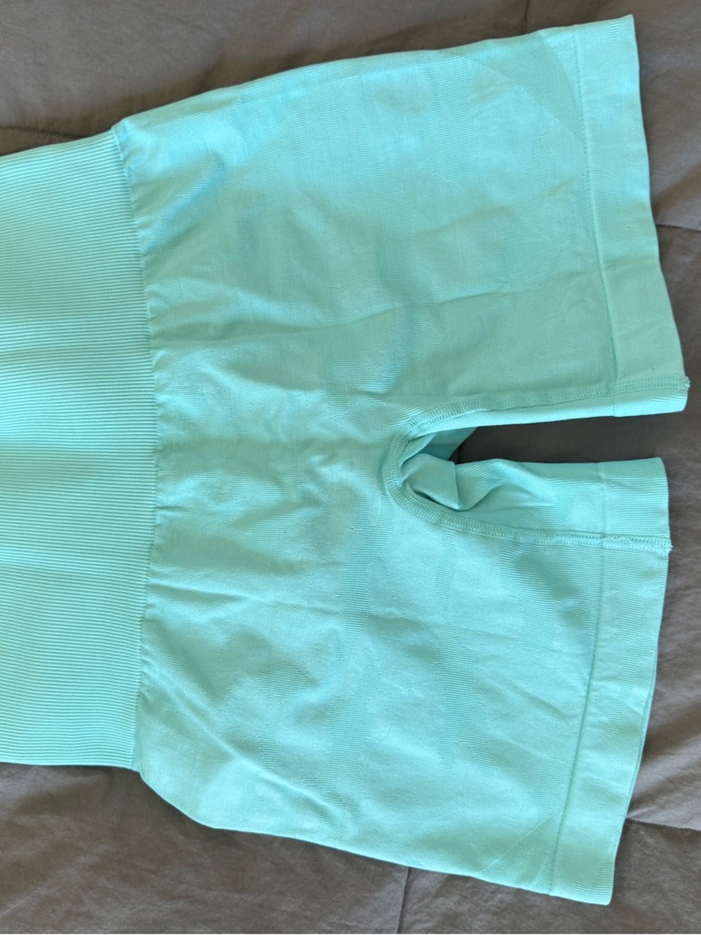 Violate The Dress Code High-Waist Women’s Biker Shorts in Aqua